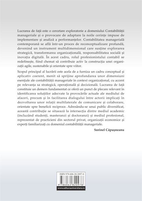 Contabilitate managerială. Implementare şi evaluarea performanţei [2]