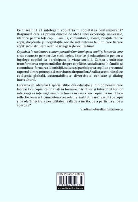 Copilăria în societatea contemporană. Cum înțelegem copiii și lumea în care cresc [2]