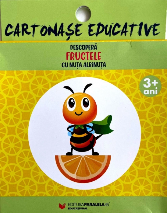 Descopera fructele cu Nuta Albinuta, 12 cartonase educative [1]