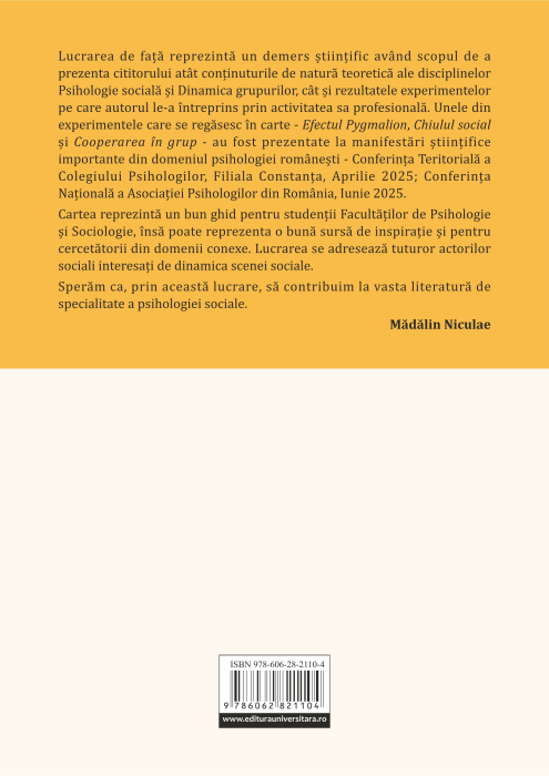 Experimente în psihologia socială şi dinamica grupurilor [2]