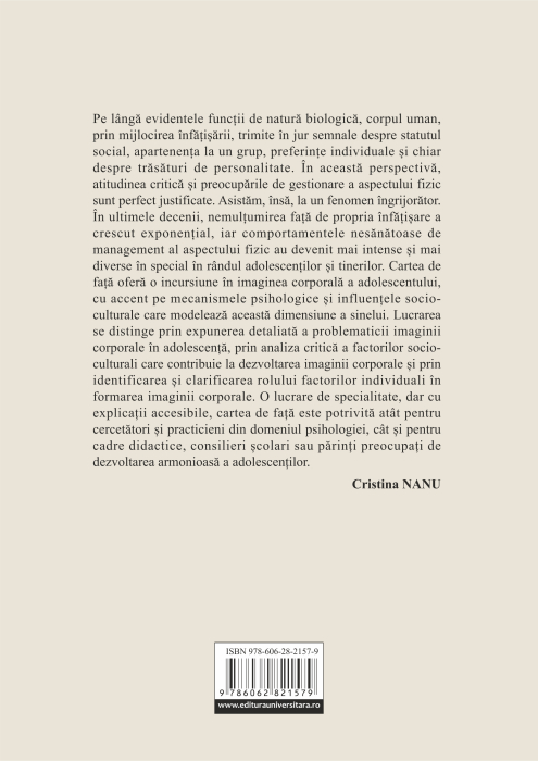 Imaginea corporală. Influenţe socio-culturale în adolescenţă [2]