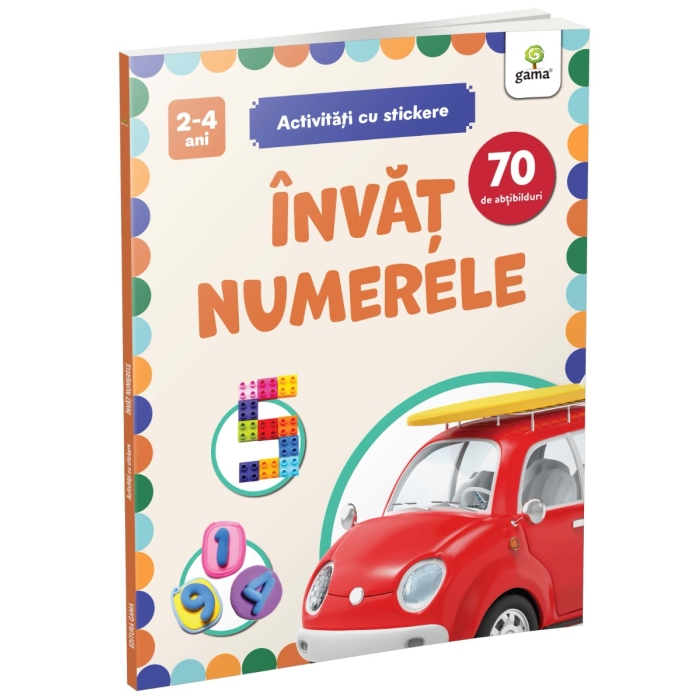 Invat numerele. Activitati cu stickere 2-4 ani [1]