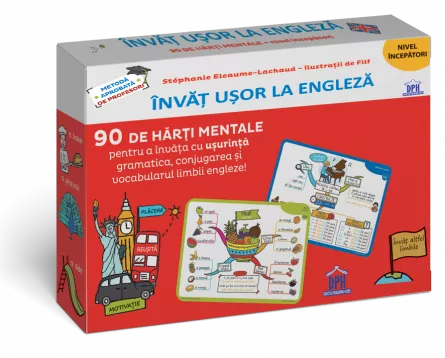 Invat usor engleza. Nivel incepator. 90 de harti mentale - Stéphanie Eleaume-Lachaud [1]