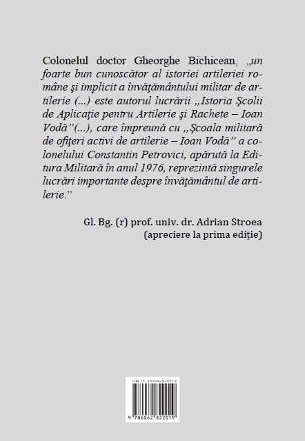 Historia de la Escuela de Artillería y Aplicación de Misiles "Ioan Vodă". [2]