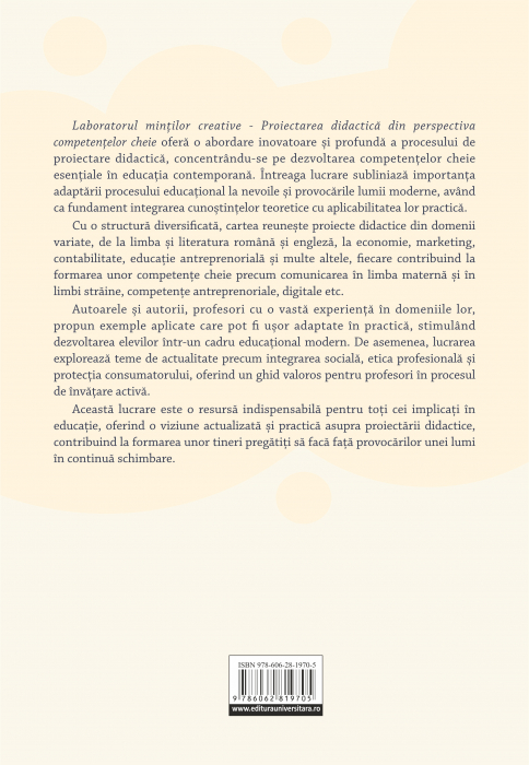 The Laboratory of Creative Minds. Instructional Design from the Perspective of Key Competencies [2]