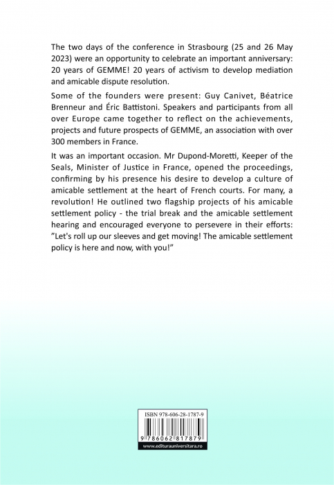 Mediation across the five continents: Dream or reality? GEMME, 20 years on! [2]