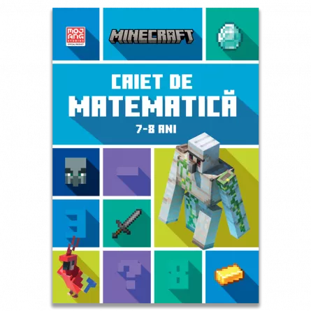 Minecraft. Caiet de matematica 7-8 ani - Dan Lipscombe, Brad Thompson [1]