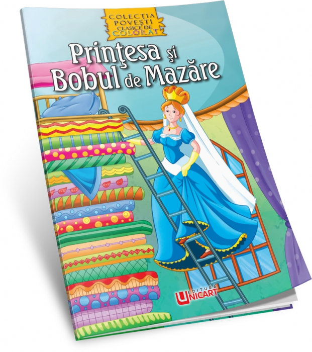 Printesa si bobul de mazare. Povesti clasice de colorat [1]