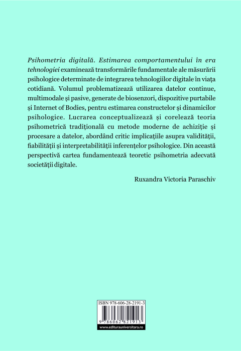 Psihometria digitală. Estimarea comportamentului în era tehnologiei [2]