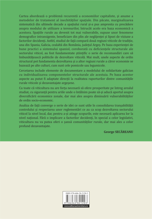 Rolul resurselor în dezvoltarea teritorială. Poate cultura viţei de vie să diminueze sărăcia în zonele rurale defavorizate? [2]