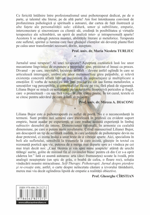 Self-Therapy. Psihoterapii. Jurnal despre pierdere şi re-creaţie [2]