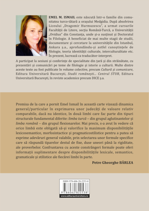 Structuri paremiologice româneşti şi turceşti. O analiză contrastiv-tipologică [2]