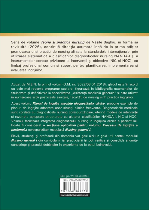 Teoria şi practica nursing. Planuri de îngrijire asociate diagnosticelor clinice. Vol. 3 [2]