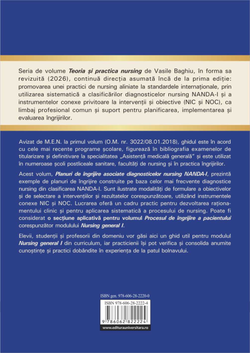 Teoria şi practica nursing. Planuri de îngrijire asociate diagnosticelor nursing NANDA-I. Vol. 2 [2]