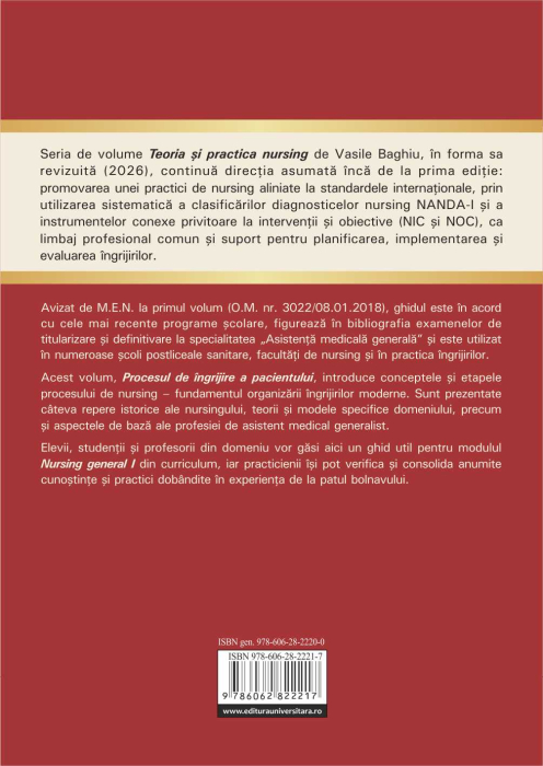 Teoria şi practica nursing. Procesul de îngrijire a pacientului. Vol. 1 [2]