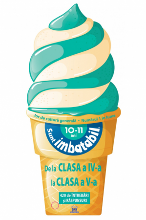 School book - I'm unbeatable. From 4th grade to 5th grade. 420 questions and answers. 10-11 years. Ice cream edition