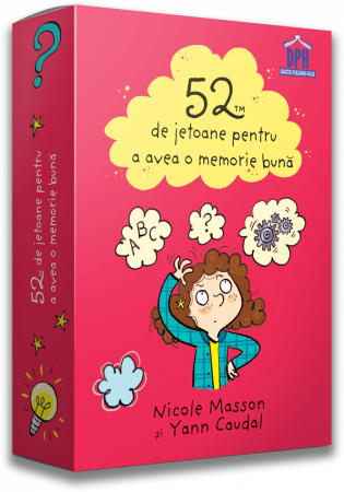 Cărți pentru copii - 52 de jetoane pentru a avea o memorie buna - Yann Caudal, Nicole Masson