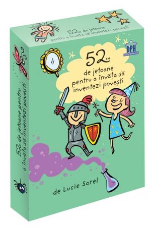 Cărți pentru copii - 52 de jetoane pentru a invata sa inventezi povesti - Lucie Sorel, Joelle Dreidemy