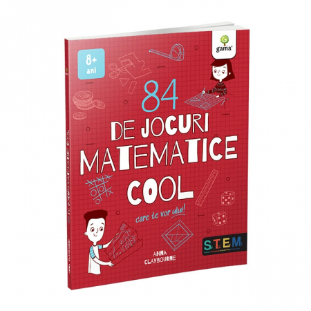 Cărți pentru copii - 84 de jocuri matematice cool - Anna Claybourne