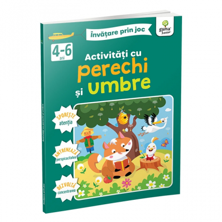 Books for children - Activities with pairs and shadows. Learning through play 4-6 years