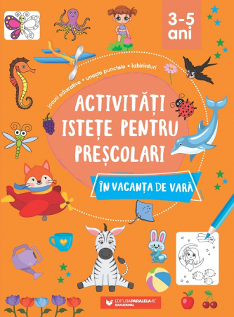 Books for children - Smart activities for preschoolers during the summer vacation. 3-5 years