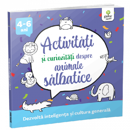 Books for children - Activities and curiosities about wild animals 4-6 years