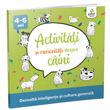 Books for children - Activities and curiosities about dogs 4-6 years