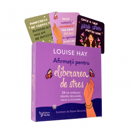 Spiritualitate - Afirmatii pentru eliberarea de stres. Set carte + cartoline - Louise Hay