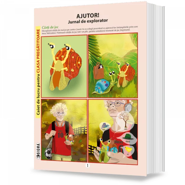 Children's literature - Illustrated stories - Help! Explorer's diary (A4 format) - Alexandra Manea, Vasilica Safya, Daniela Stoicescu, Florentina Vasile, Magdalena Nicolescu