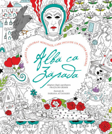 Books for children - Snow white. Colouring book