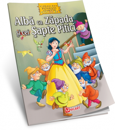 Children's literature - Illustrated stories - Snow white and the seven dwarfs. Classic coloring stories - Brothers Grimm