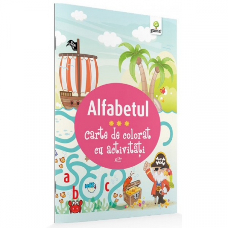 Books for children - The alphabet. Coloring book with activities