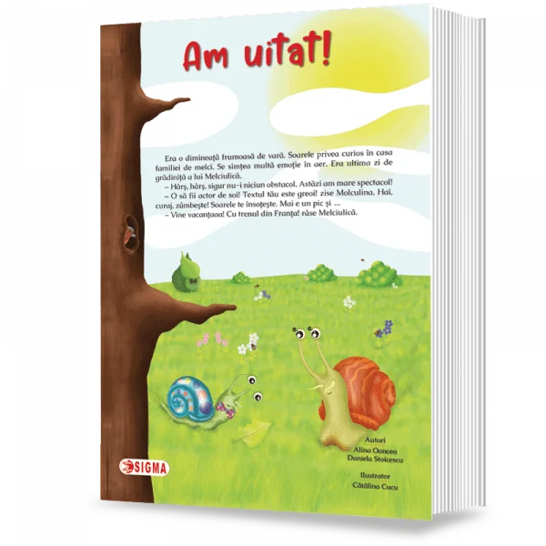 Children's literature - Illustrated stories - I forgot! (format A3) - Alina Oancea, Daniela Stoicescu