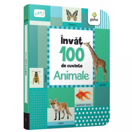 Books for children - Animals. I learn 100 words 0-2 years
