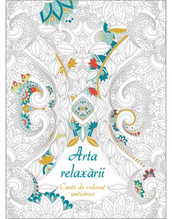 Leisure - The art of relaxation. Anti-stress coloring card