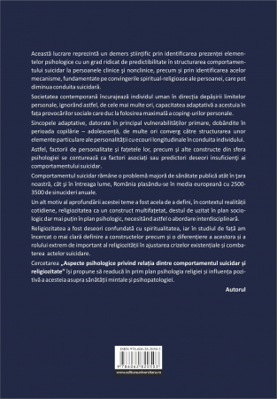 Aspecte psihologice privind relaţia dintre comportamentul suicidar şi religiozitate [1]