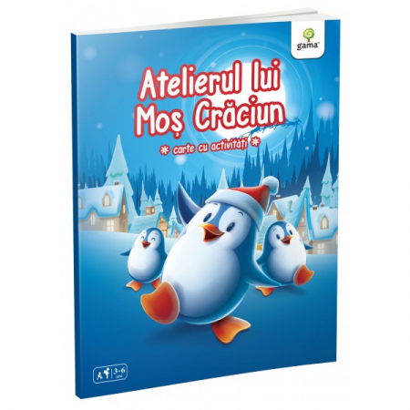 Cărți pentru copii - Atelierul lui Mos Craciun. Carte de activitati