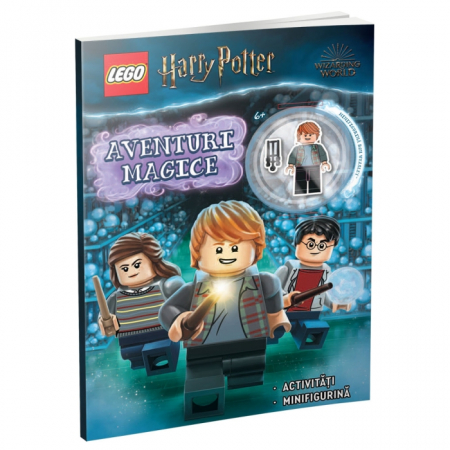 Cărți pentru copii - Aventuri magice! Lego. Harry Potter. Carte cu activitati si figurina