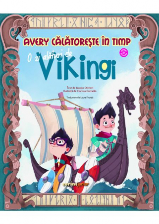 Children's literature - Illustrated stories - Avery travels through time. A day with the Vikings - Jacopo Olivieri