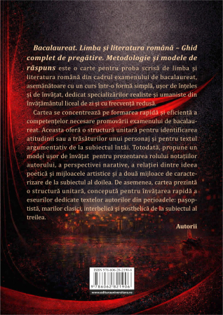 Bacalaureat. Limba şi literatura română. Ghid complet de pregătire. metodologie şi modele de răspuns [1]