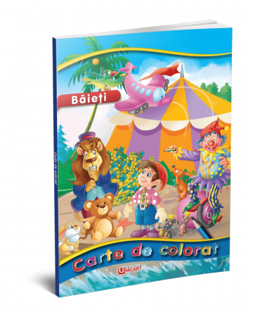 Timp liber - Baieti. Carte de colorat