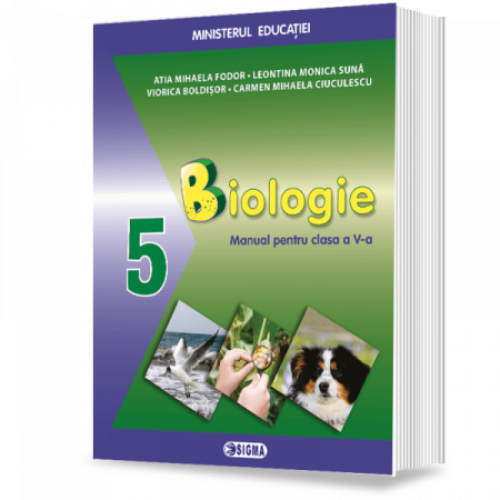 Cartea pentru școală - Biologie 2022. Manual pentru clasa a V-a - Atia Mihaela Fodor, Leontina Monica Suna, Viorica Boldesor, Carmen Mihaela Ciuculescu