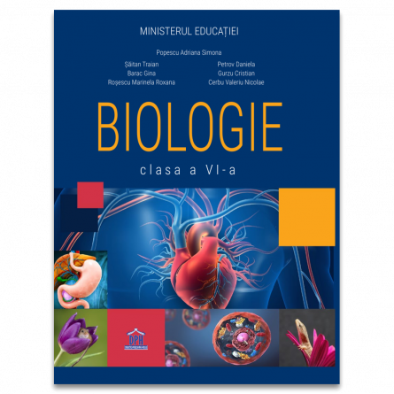 Cartea pentru școală - Biologie. Manual pentru clasa a VI-a - Traian Saitan, Adriana Simona Popescu, Gina Barac, Marinela Rosescu, Daniela Petrov, Cristian Gurzu
