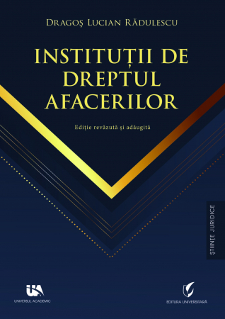Drept - Institutii de dreptul afacerilor