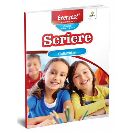 Preuniversitaria - Caligrafie. Scriere clasele a II-a - a IV-a. Exersez 10 minute pe zi