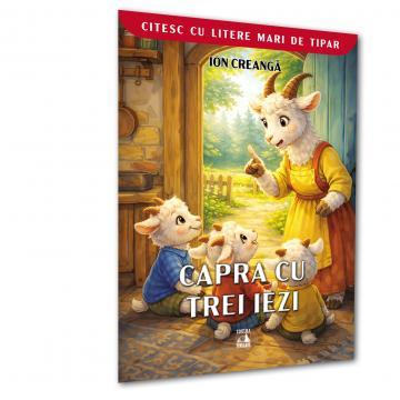 Leisure - Goat with three kids. I read in large print - Ion Creanga