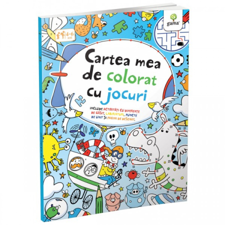 Books for children - My coloring book with games 4-6 years