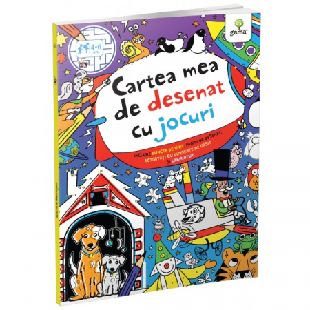 Books for children - My drawing book with games 4-6 years