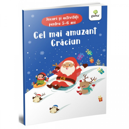 Cărți pentru copii - Cel mai amuzant Craciun. Jocuri si activitati pentru 5-6 ani