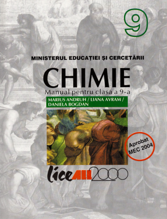 Carte Preuniversitară - Chimie. Manual pentru clasa a IX-a - Marius Andruh, Liana Avram, Daniela Bogdan